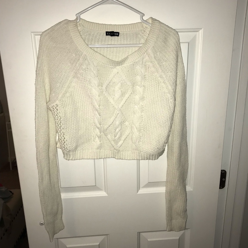Sweater crop top